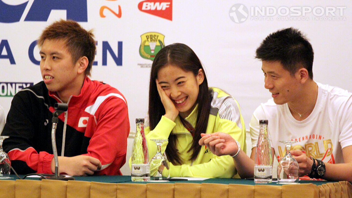 Cai Yun, pebulutangkis China (kanan). Copyright: &copy; herry ibrahim/INDOSPORT